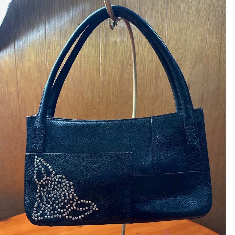 BCBGMaxazria Black Leather Bag